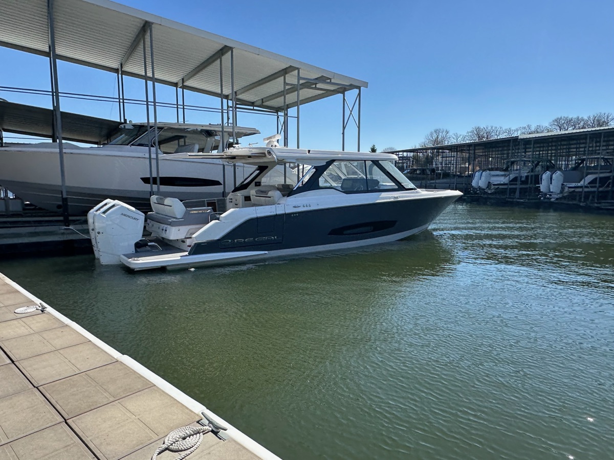 Premium boat docked at the marina